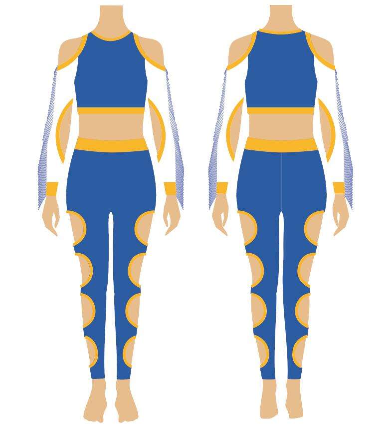 Performance Fringe Majorette Suit