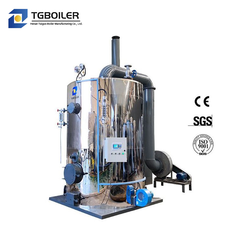 100kg 200kg 300kg 500kg Industrial Vertical Fire Tube High Pressure New Biomass Wood Coal Steam Generator Boiler