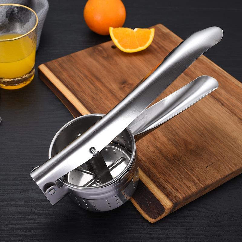 Dingyong Factory Wholesale Manual Multifunctional Stainless Steel Juicer Kitchen Fruit Squeezer Dehydrator Hand Washable Cutter