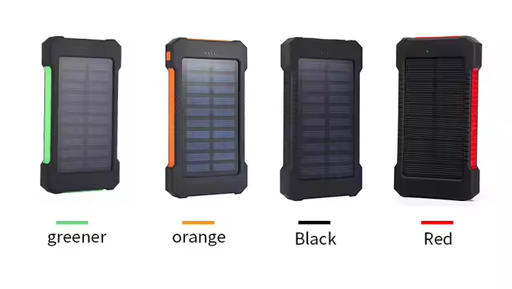 Hot Sale 10000mAh High Capacity Solar Power Bank Compass Night Light Solar Charger for Mobile Phones & Electronics