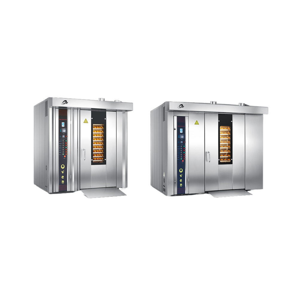 Rotary Hot Air Convection Oven for Home Restaurant Hotel Farm Use Electric Bakery Machine for Baking Bread Used Condition Water