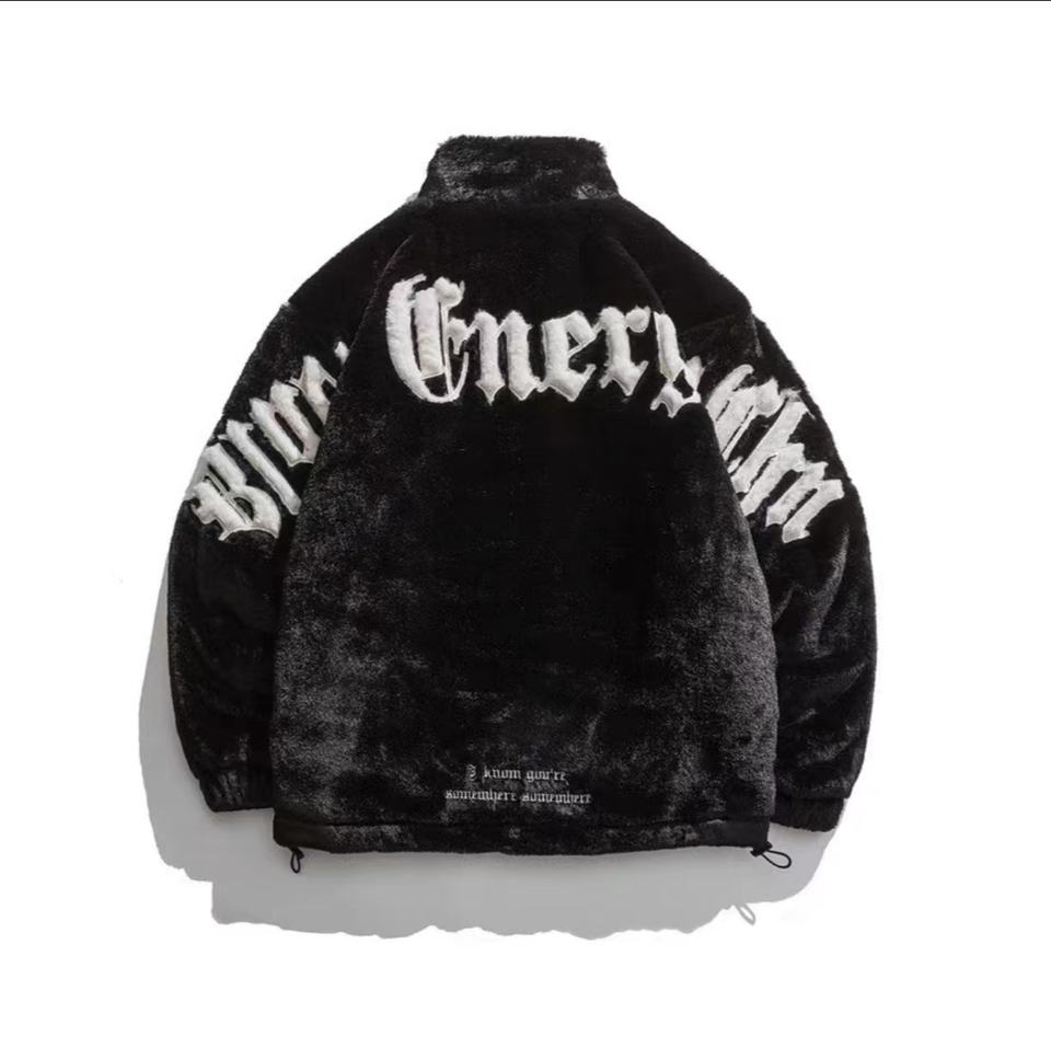 Stylish Printed Fleece Jacket
