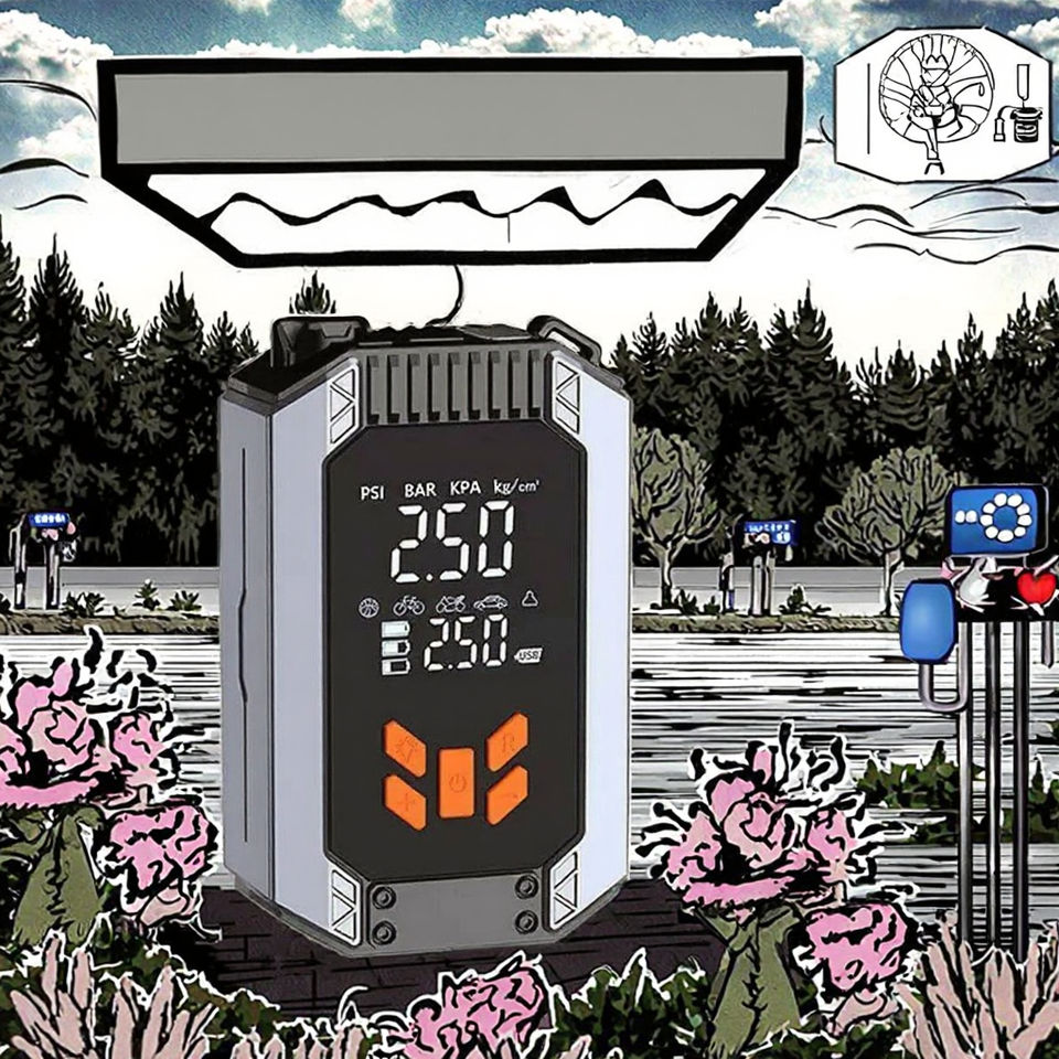 Компактный пусковой бустер (1000A, 8000mAh)