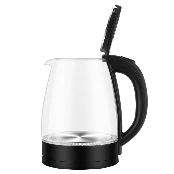 Factory Hot Sale High Borosilicate Glass 1500W Electric Kettle Automatic Power Off Suitable for Kitchen Office