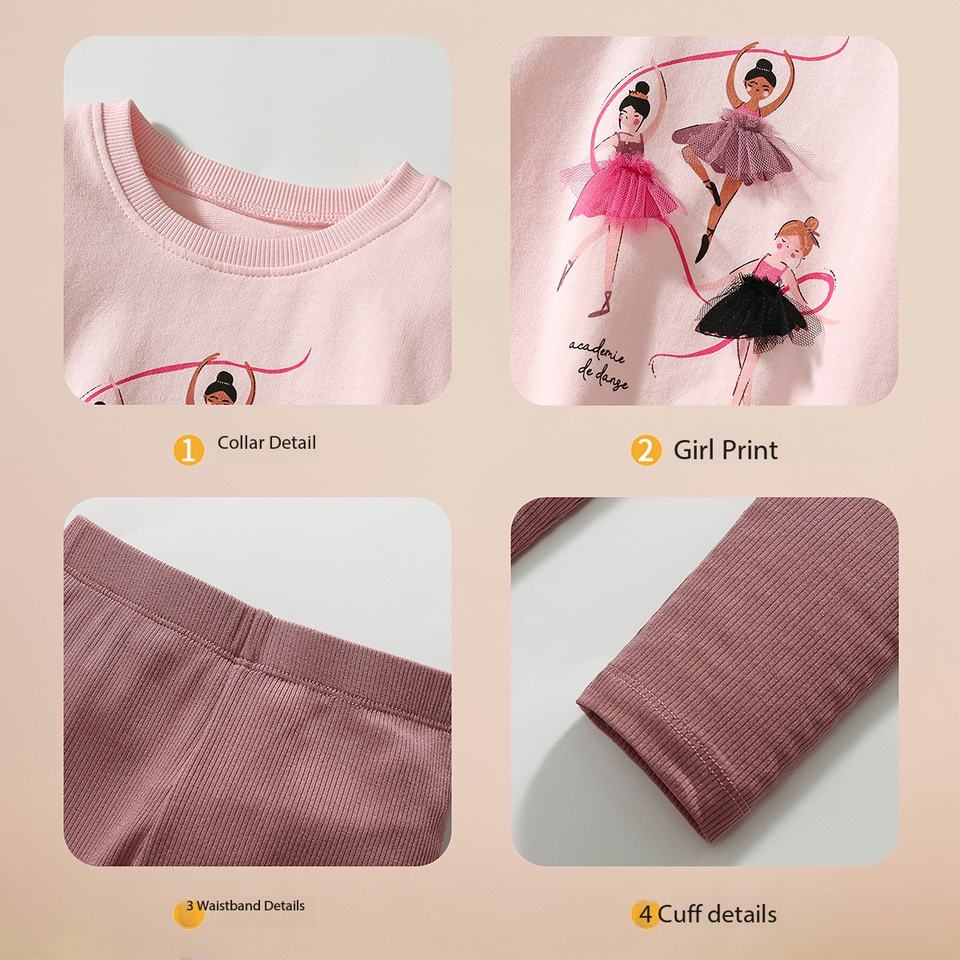 Сет Ballerina Print (Toddler Girls)