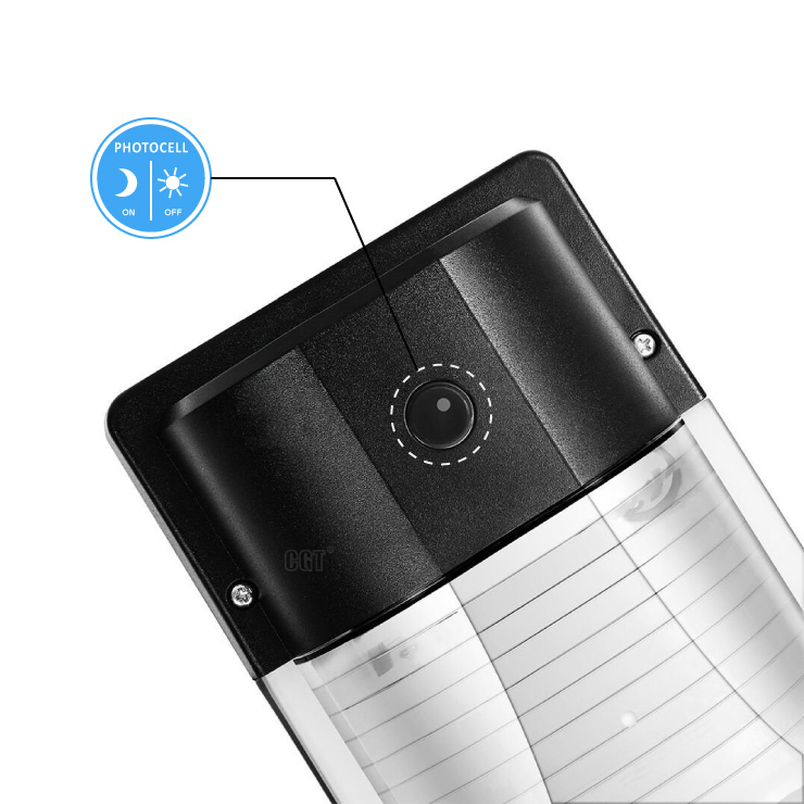 Mini Waterproof Dimmable IP65 Classic LED Outdoor Wall Pack Light Wall Lamp with Photocell