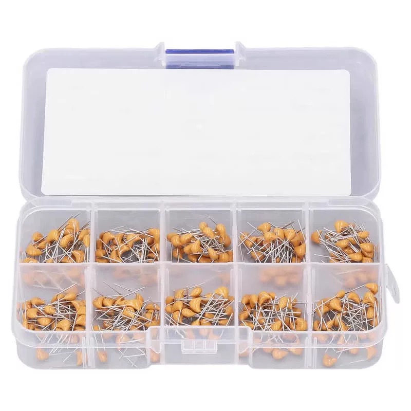 300PCS Monolithic Capacitors 30 Pieces Each of 10 Specifications (10PF-100NF) 300 Monolithic Plug-ins