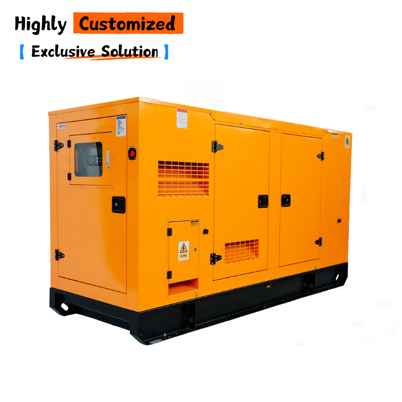 Powerful 80kW 100kVA Silent Type Auto Diesel Generator Set Stamford Alternator Coal Power Plant ATS Automatic Transfer Switch
