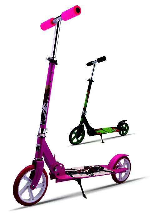 Самокат Big Wheel с кик-стартом