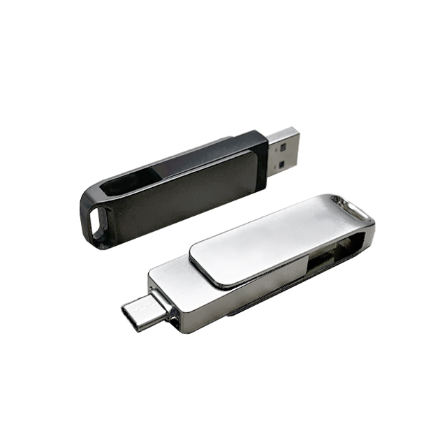 Type-c 2.0 3.0 Pen Drive 16GB 32GB 64GB 128GB 2 in 1 Metal USB-C USB Flash Drive Free Laser logo for iphone 15/16