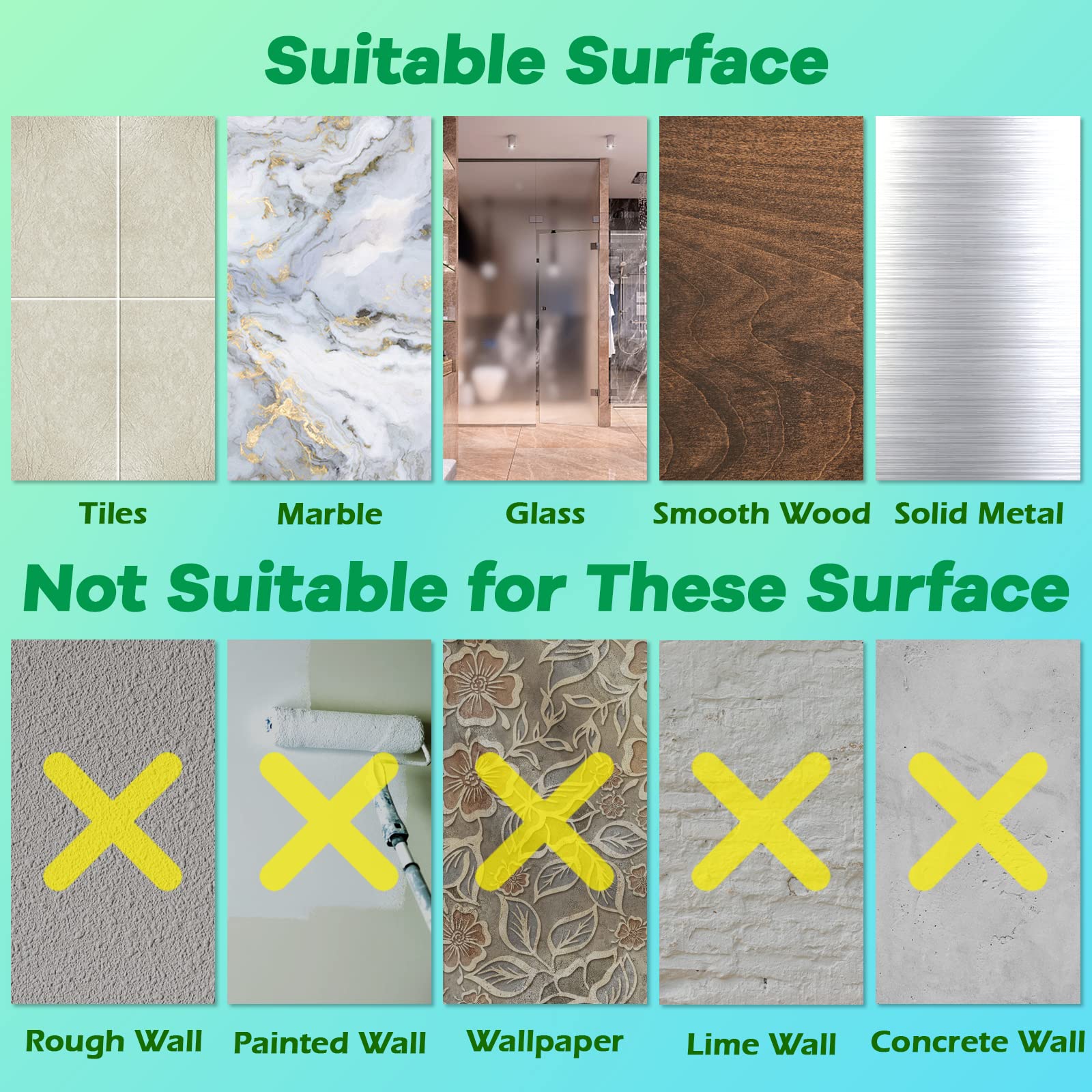 Adhesive Hooks Heavy Duty Utility Hooks Waterproof Oilproof Removable Clear Seamless Reusable Single Plastic Wall Living Room