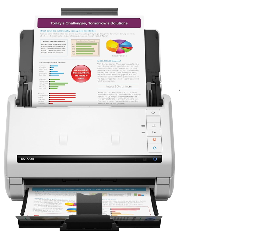 EPS0N DS-770II/775II A4 Sheet-fed High-speed Color Document Scanner
