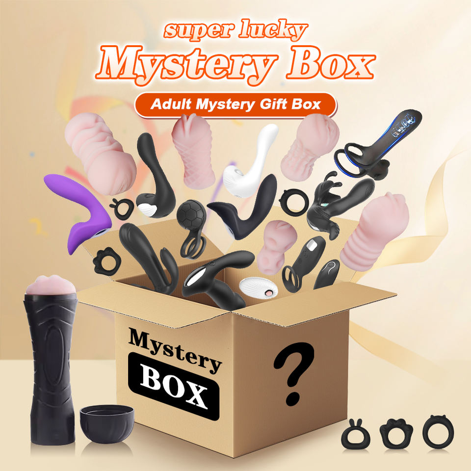 Секс-игрушки Safiman Mystery Box: Вибраторы и дилдо из медицинского силикона для взрослых, подарок-сюрприз в незаметной упаковке для женщин, мужчин и пар.