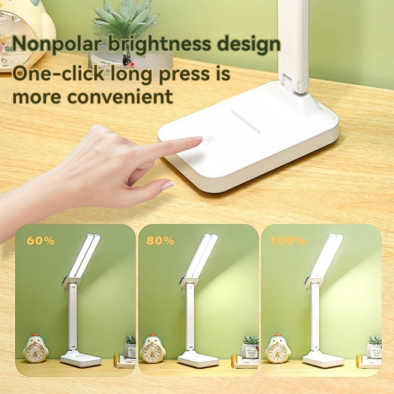 Dimmable Rechargeable LED Study Table Lamp Eye Care Study Reading Lamp Table Lamp for Study Desk