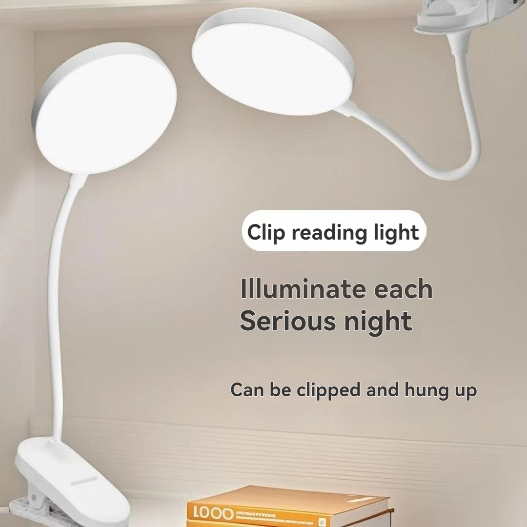 Students Study Table Lamp for Students LED Reading Lamp Rechargeable Desk Table Lamp for Study Desk Home School Office