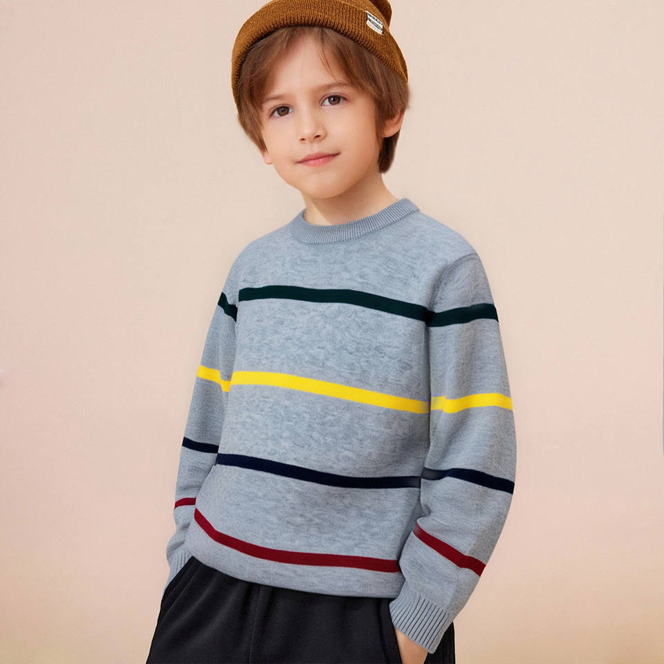 Свитер Light Gray Striped (Breathable Boys)