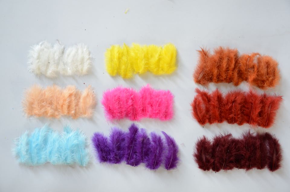 Короткое оперение марабу (Natural Dyed)