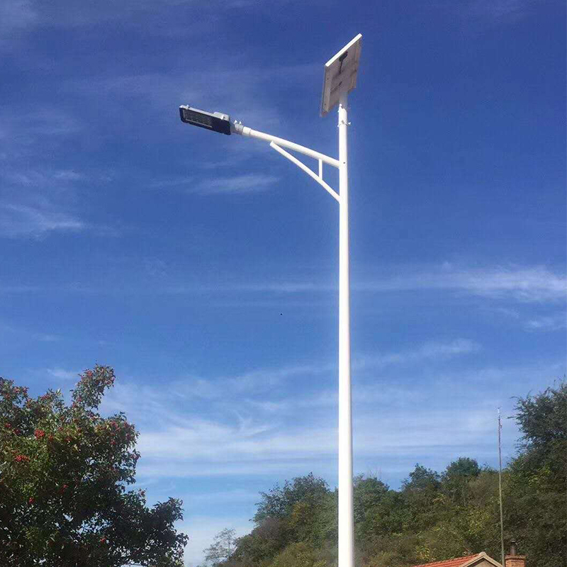 Split Solar Street Light Complete Set Q235 Hot Dip Galvanized Octagonal Pole Outdoor Solar LED Road Lamp