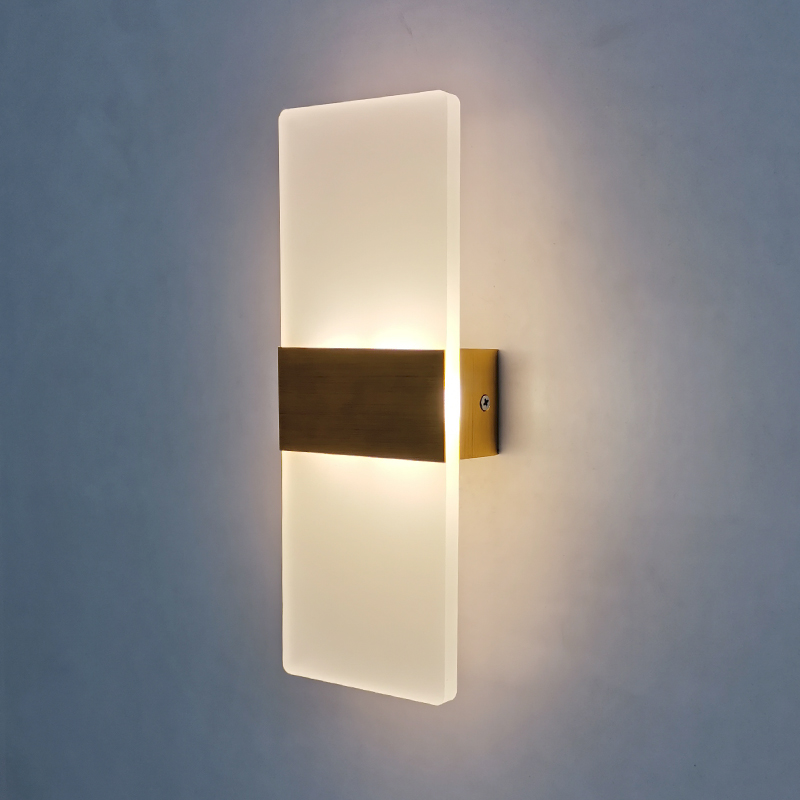 Modern Indoor 6W LED Wall Lights Acrylic Right-angle Living Room Hallway Stair Home Decor Wall Luxury Light Indoor