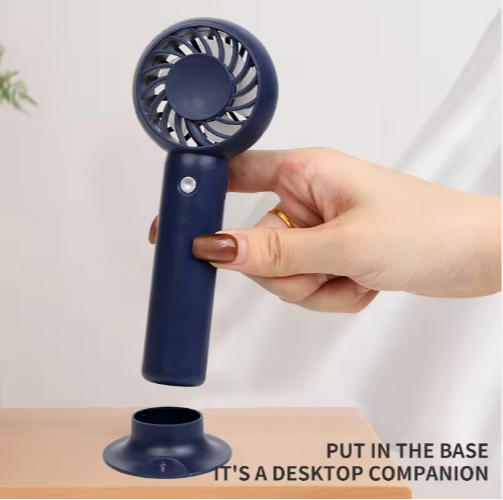 2026 Factory Wholesale Custom logo Portable Mini Fan High Speed Rechargeable USB Handheld Fan Three Speed Fans Cooling for Women