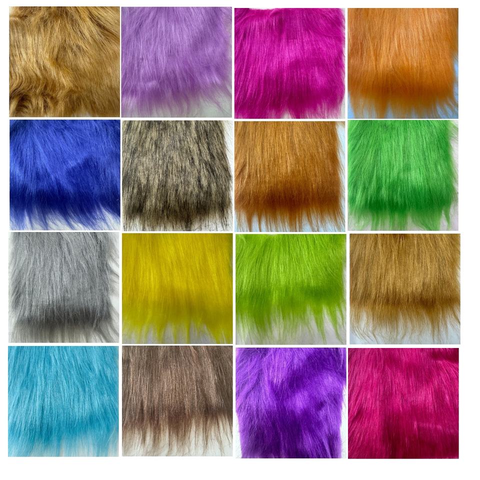 Мех коричневый Long Hair (China Factory)