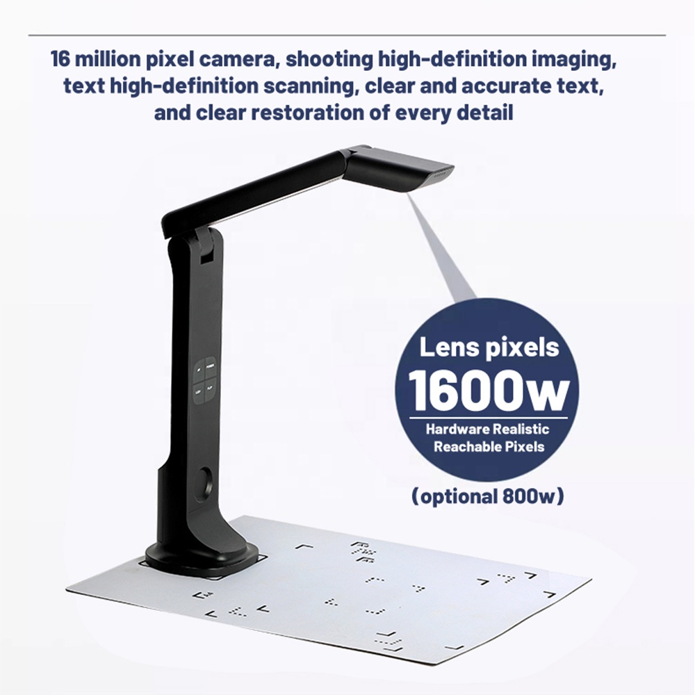 A3/A4 Portable Autofocus Multi-function Smart Book Document Camera Scanner