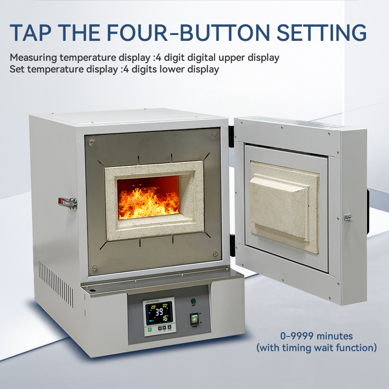 1000c 1100c 1200c 1400c 1600c Pid Control Programmable Oven Furnace Kiln Chamber Heater Furnace High Temperature Muffle Ceramic