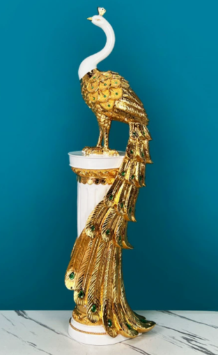 Статуэтка «Павлин» (Folk Art Style)