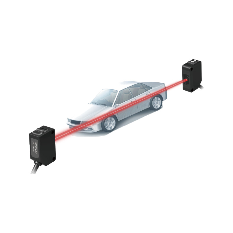 M8 Miniature Block 15m Detection Photocell Sensor Through Beam Photoelectric Switch Sensors Replacing Keyence Leuze Sick