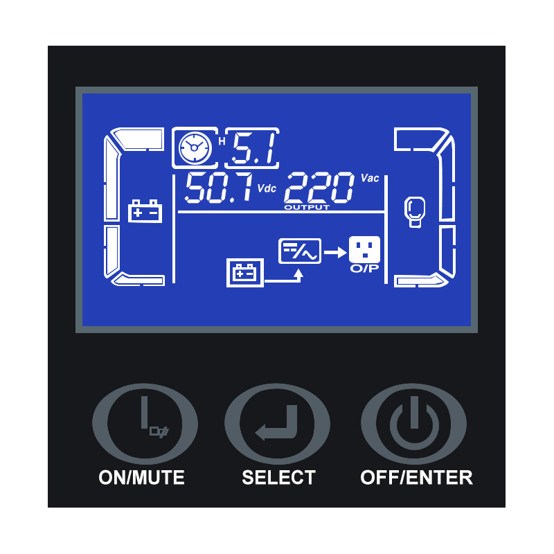 High Frequency Online UPS 6kVA Lithium Battery 48V Pure Sine Wave Uninterruptible Power Supply for Computer Room and IT System