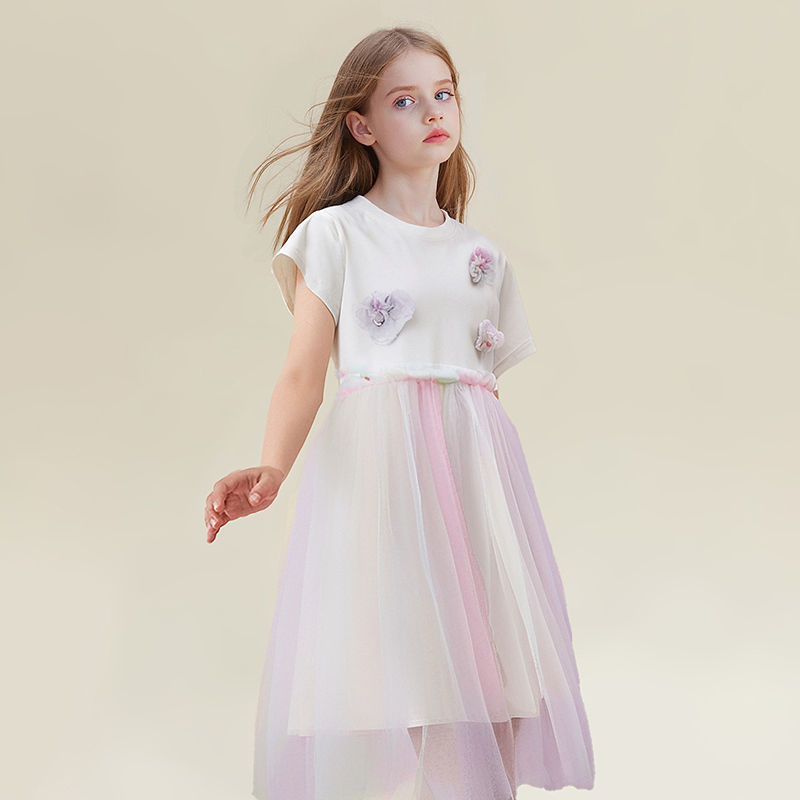 Топ 3D Flower Decor (Short Sleeve)