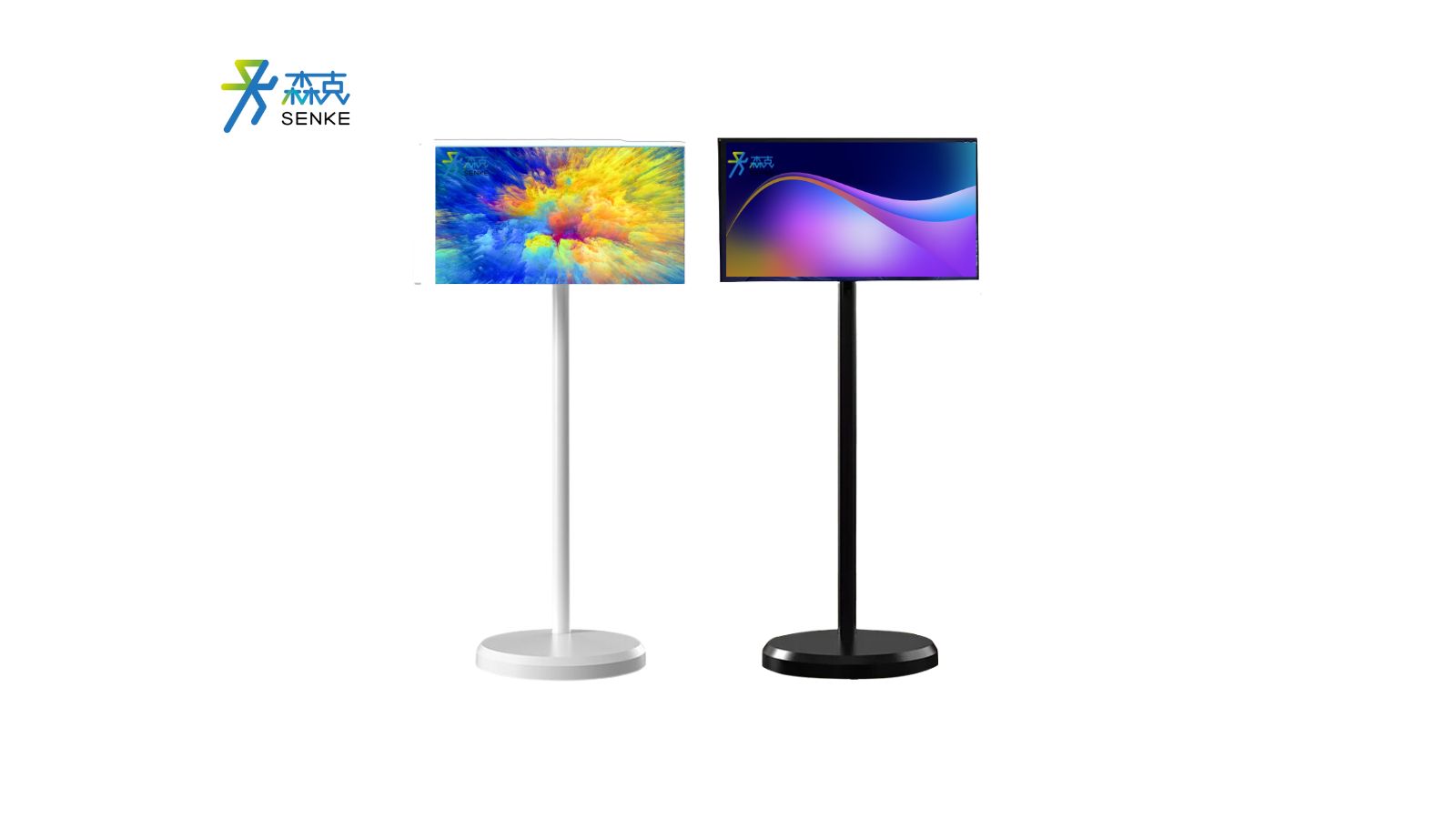 21.5 Inch Incell Smart Smart by Me TV TV Smart Rotate Screen Touch Display IPS Movable Android 12 Stand
