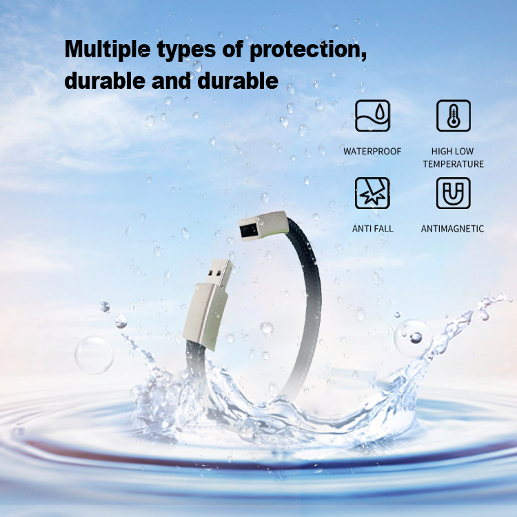 Factory Cost Woven Bracelets USB Key Thumb Drive Portable 8GB Memory Sticks U Disk Jump Drive Bracelet Style Cle Usb Flash Drive