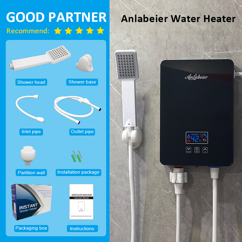 CE Certified 220V 6000W Quickly Heating Instant Shower Electric Hot Water Geyser China Manufacturer For Sale