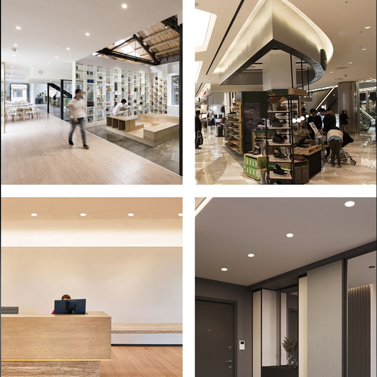 Allway New Fashion Design Ceiling Mounted  Ultra-thin Anti-dazzle SKD Slim Down Lamp Home Led Panel Light