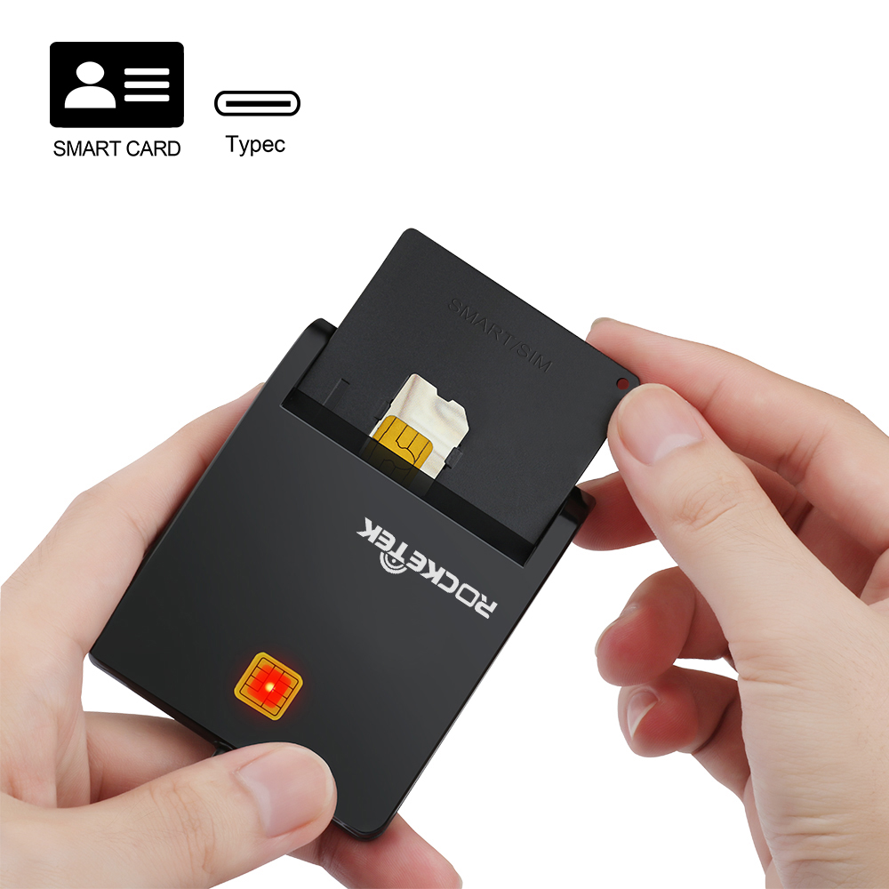 Factory Direct Socket Smart Card Reader USB-C for Mobile, Laptop,Macbook,Desk Computer