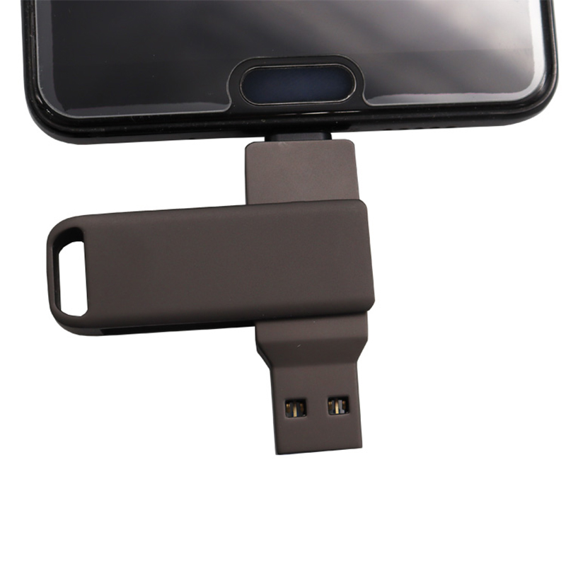 USB Gadgets Electronic Super Mini USB Key Metal Rectangle Pen Drive Pendrive Cle USB Memory Stick 16GB Flash Drive
