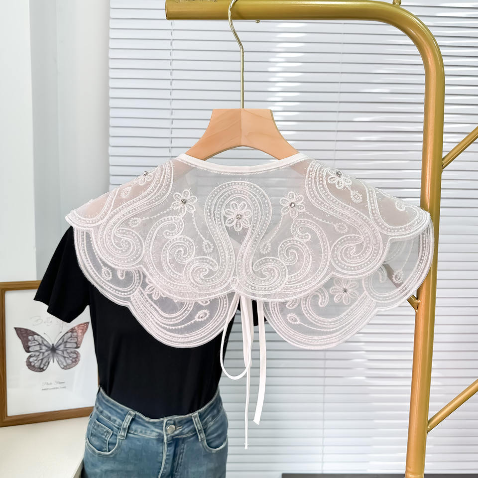 Lace Embroidery Dress Accessories