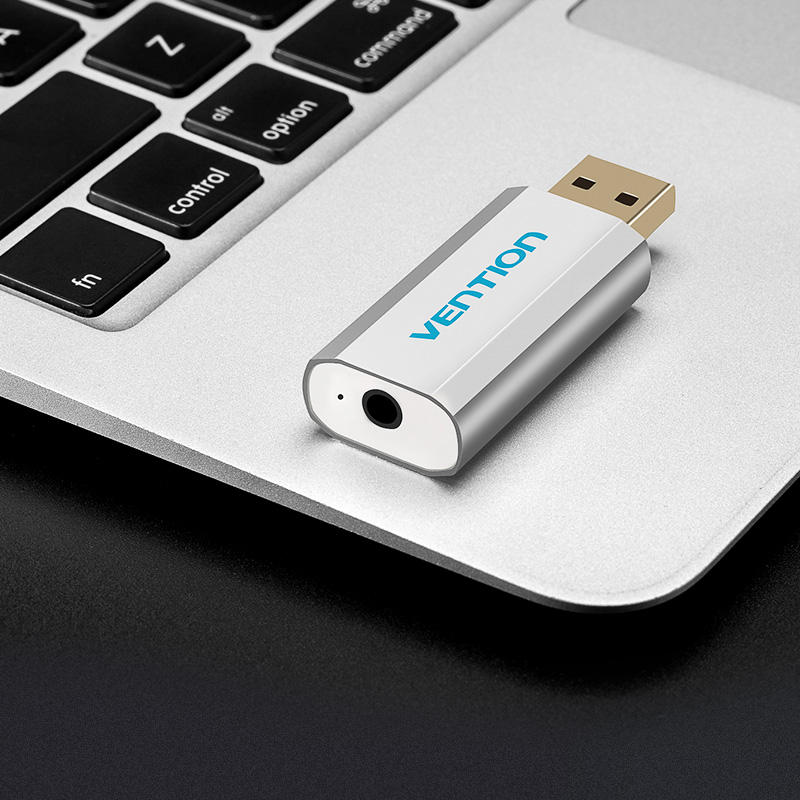Popular Original VAB-S15-B USB External Sound Card Black Metal Type OMTP