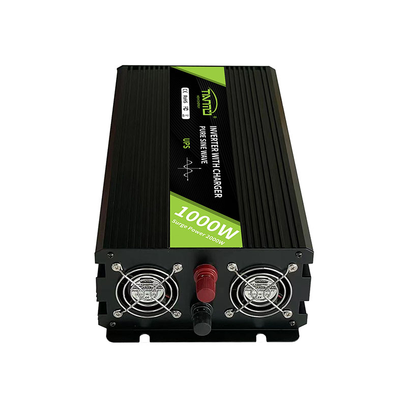 Tianmo DC12V 24V AC220V 120V 1000W Pure Sine Wave UPS Inverter with Built-in Battery Charger