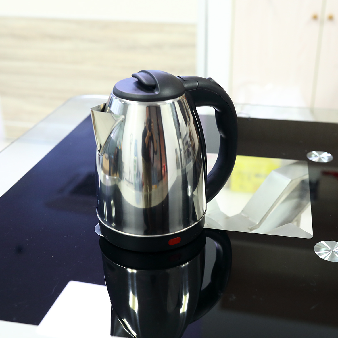 2L Rapid Boil Electric Portable Heating Water Kettle Tea Hot Coffee Pot Boiler Led Stainless Steel Auto Shut-Off Travel Kettle
