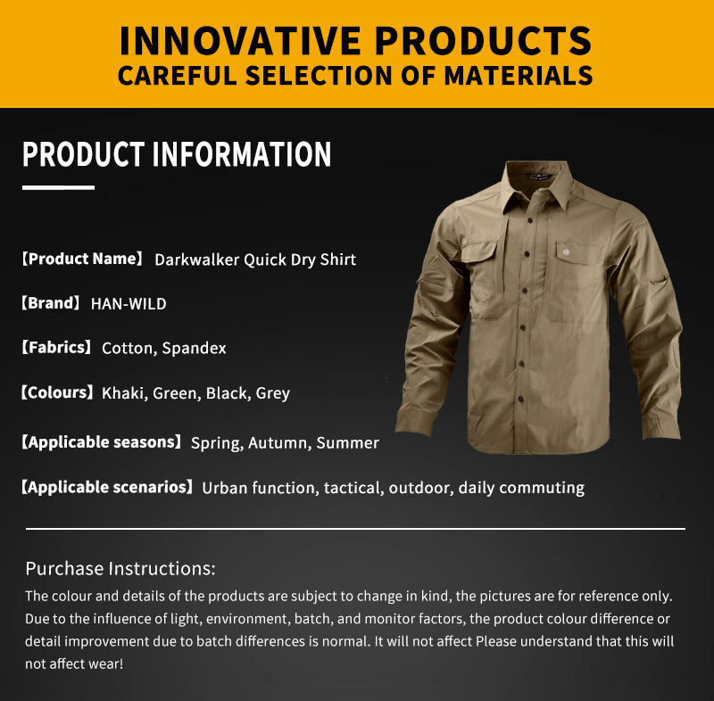 HAN WILD Waterproof (Wrinkle Resistant)