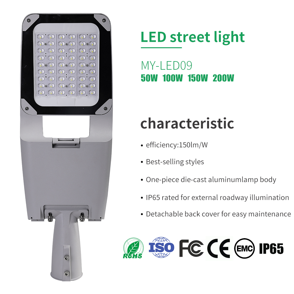 110V 220V Led Streetlight 100W LED Street Light 50W Led Lamp Outdoor Lighting 150W 200W for Expressway Main Road Street Light