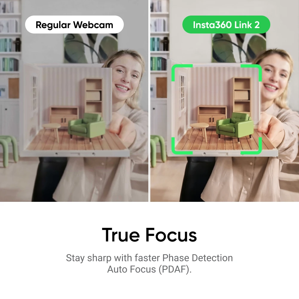 Insta 360 Link 2 Link 2C PTZ Edition AI Intelligent 4K Live Streaming Web Camera HD Beauty Computer Live Streaming Webcam