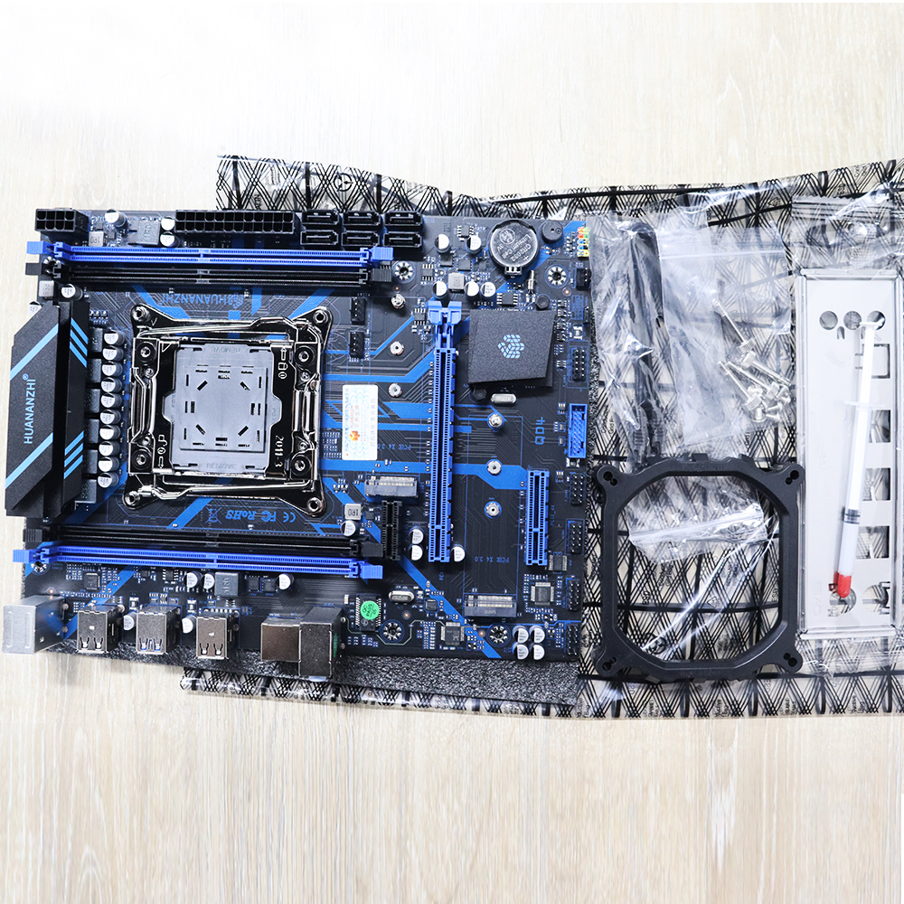 HUANANZHI X99-QD4 Motherboard Four Channel DDR4 Desktop Motherboard Support LGA2011-3 Platform Processor