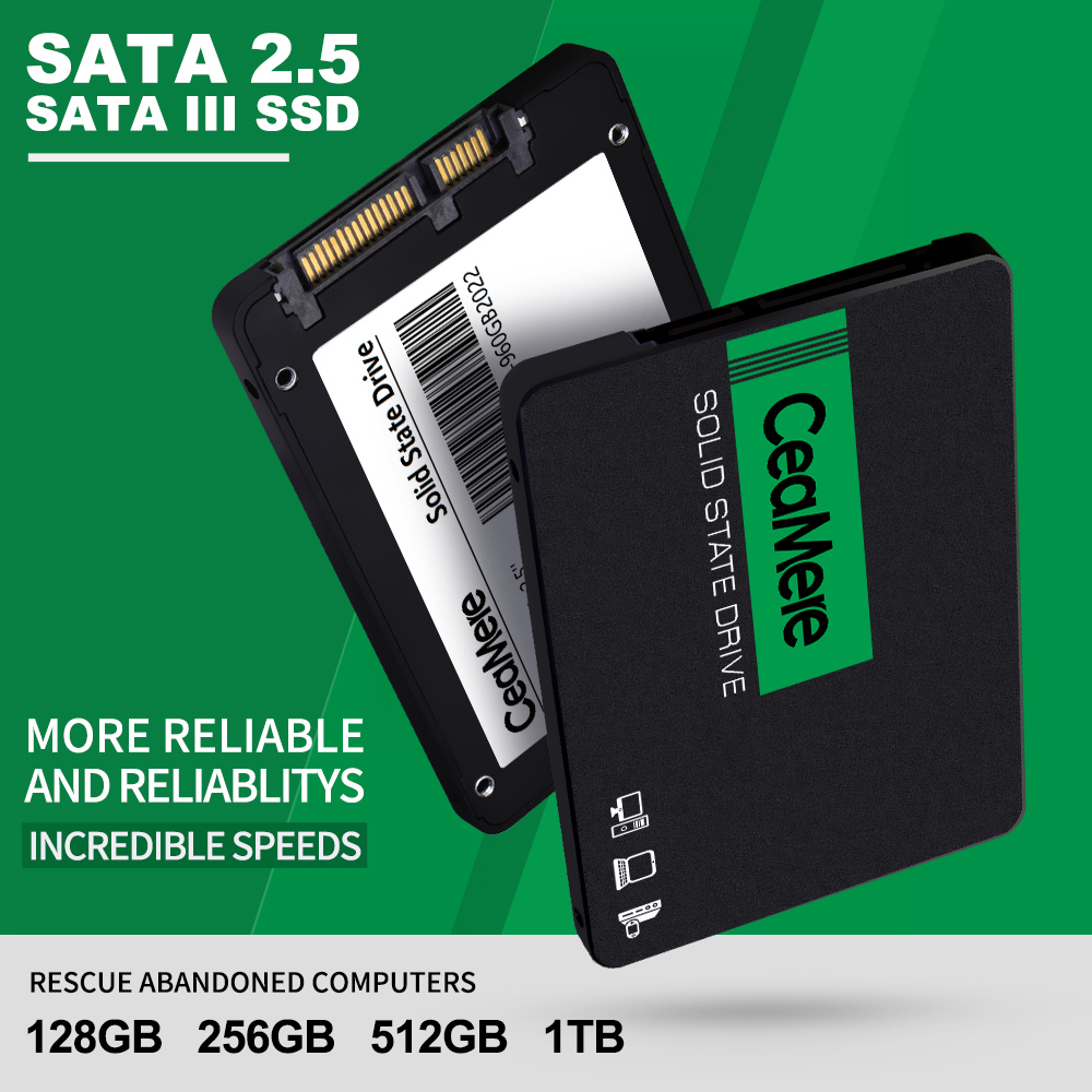 Cheaper Price Internal SSD  95-98% New 32GB 64GB 120GB 128GB 240GB 256GB  Hard Drive Disk SATA 3 2.5 Inch for Laptop PC Used Ssd