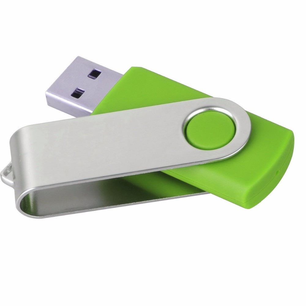 Wholesale 64GB 1GB Swivel USB Flash Drives Cheap Twist USB Sticks Custom Logo Promotional Gifts USB 2.0 3.0 Pendrives