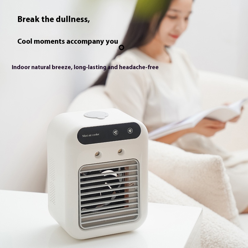 3 in 1 Portable Fan Air Conditioner Humidifier Cooling USB Fan Air Cooler Water Mist Humidification Fans