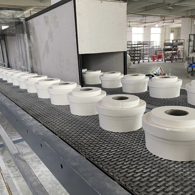Fully Automatic PLC Controlled Forming Machine Engine/Motor Ceramic Production Line Making Big Size Plate Dish Pottery 1 Year