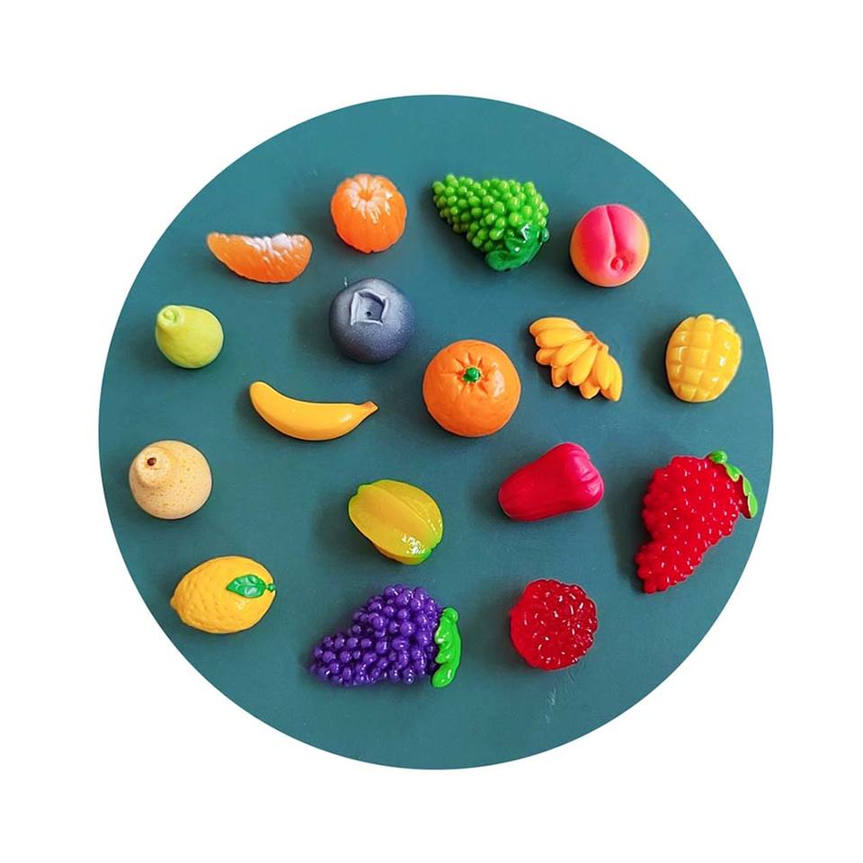 Набор 3D-магнитов «Фрукты» (Resin Fruit)